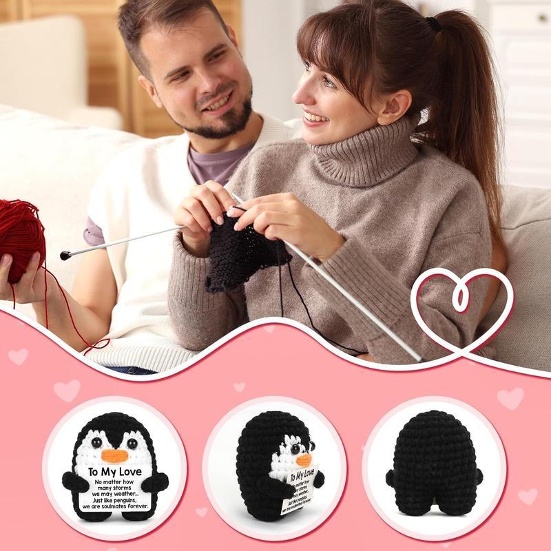 Gifts for Him Her Boyfriend Girlfriend, To My Love Handmade Crochet Penguin Present, Wedding Anniversary Birthday Gift for Women Men, Romantic I Love You Gift for Couples Wife Husband Christmas valentines day gifts Gifts for Him Her Boyfriend Girlfriend, To My Love Handmade Crochet Penguin Present, Wedding Anniversary Birthday Gift for Women Men, Romantic I Love You Gift for Couples Wife Husband Christmas valentines day gifts