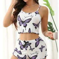 White purple butterfly