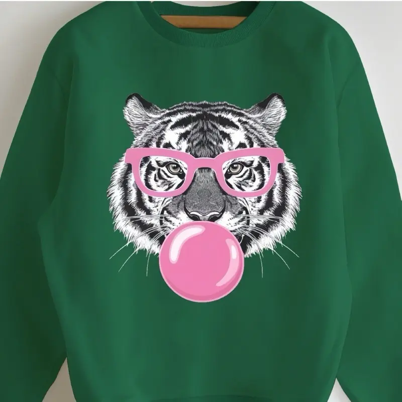 Bubble Gum Tiger Sweatshirt