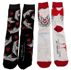 It Crew Socks 2 Pair Pack Pennywise Bloody Boat
