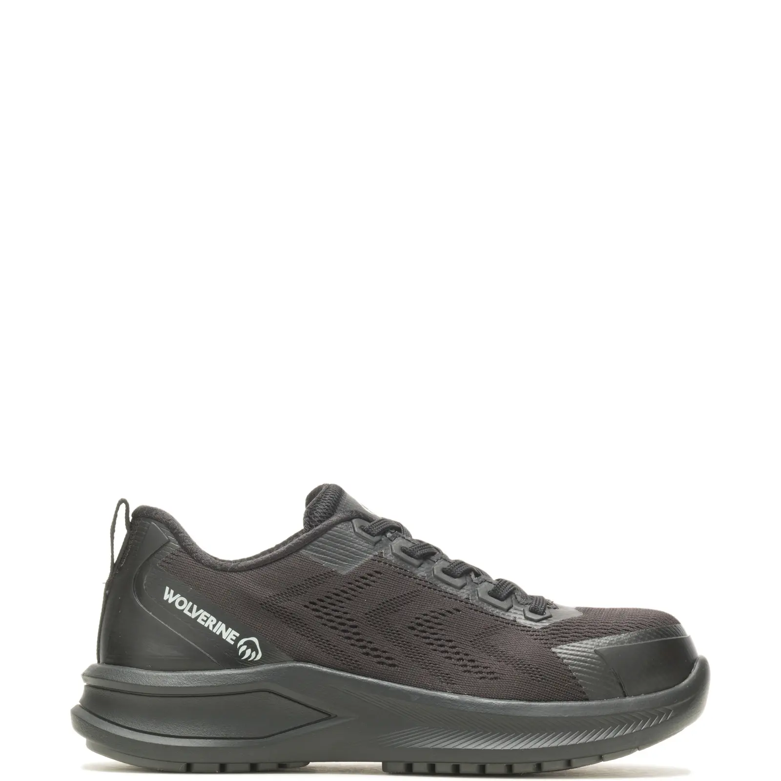 Wolverine Bolt Knit DuraShocks CarbonMax Toe Womens Black Work Shoes