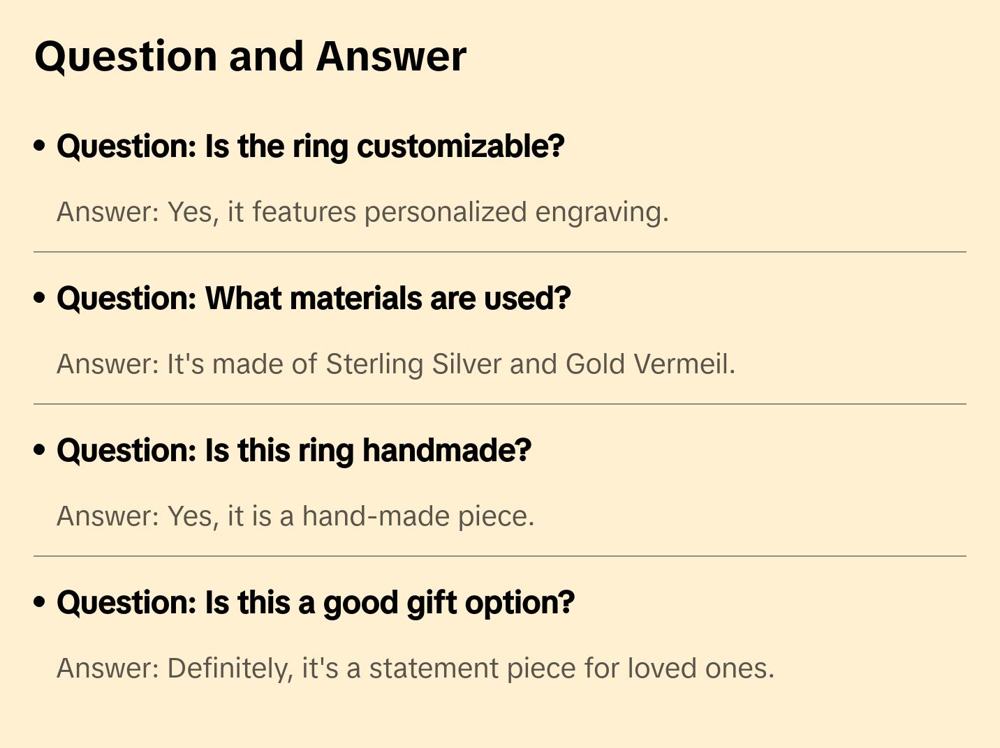 Personalized Engraved Script Small Signet Ring