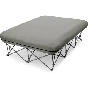 Camping Cot,Camping Cots for Adults,Folding Camping Cot with Inflatable Air Mattress and Carry Bag,for Outdoor Travel Camp Beach Vacation (not Included The