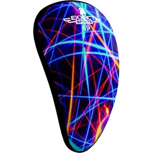 Exxact Sports Lightweight Athletic Cup for Mens & Boys with Soft Rim Comfort, Baseball Cup for T-ball, Football, Lacrosse, Hockey, Lazer Protection