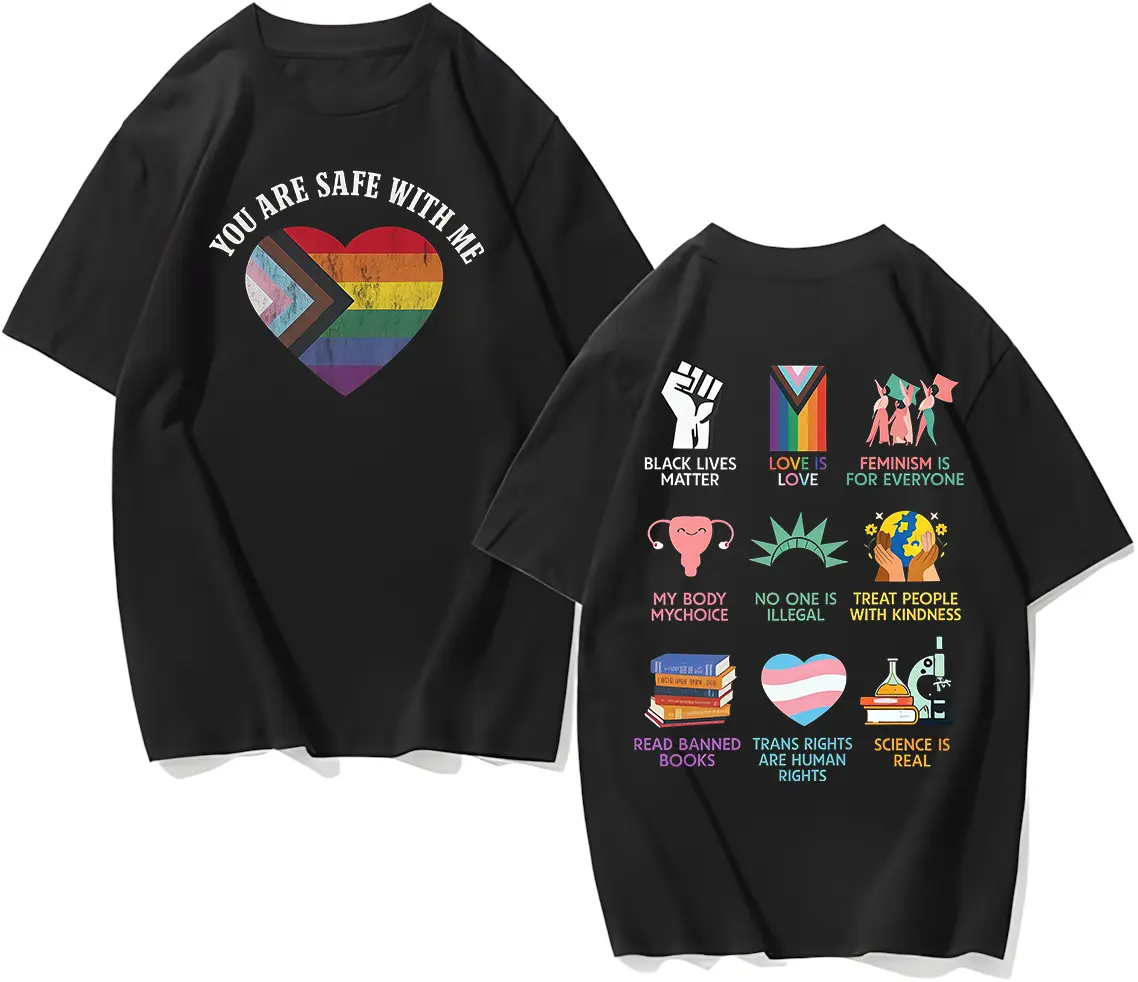 Equality Shirt, Human Rights shirt, Equal Rights, You're Safe With Me T-Shirt /Sweatshirt/Hoodie