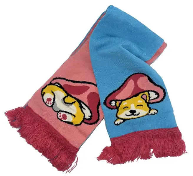 Shrumfuzed Reversible Corgi Scarf
