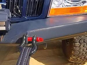 Nilight 2 Pack Small Shackles 1/2" D-Ring Shackle 2 Ton (4409 lbs) Capacity Heavy Duty Off Road Recovery Shackle Kit for Cars and Other Applications for Tie Downs, Black Red