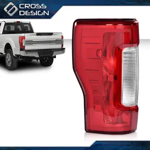 CROSSDESIGN Tail Light Lamp Left Driver Side Fit For 2017-2019 Ford F250 F350 SuperDuty