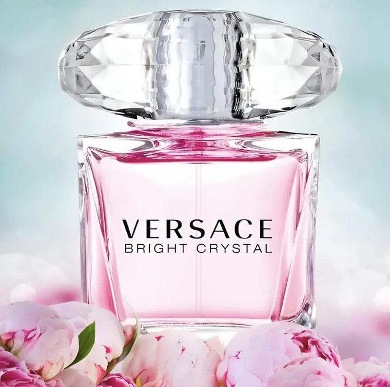 Versace Bright Crystal & Crystal Noir EDP for Women Bundle – 3.0 oz (90 ml) each Elegant Floral Fragrance High Quality Fragrance
