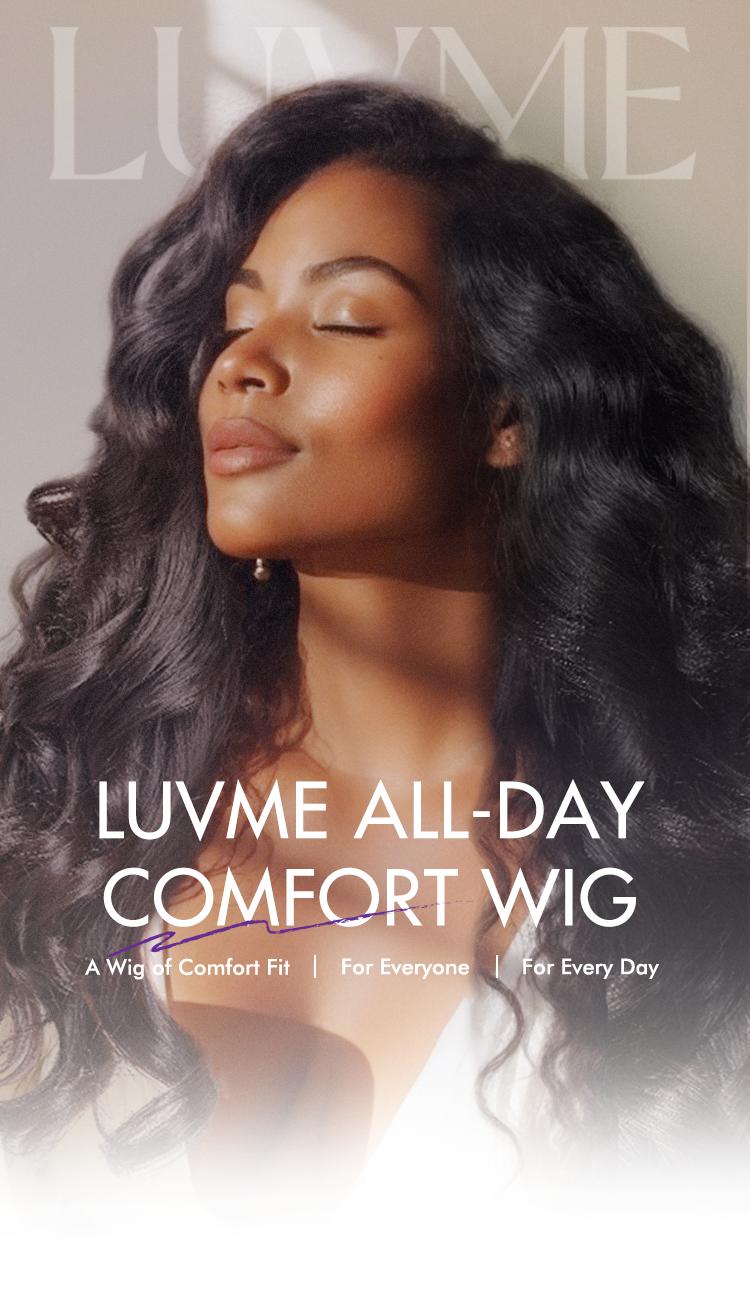 【LIVE】Luvme All-Day Comfort™ Wig PartingMax Brown Highlights Funmi Curly 7x6 Closure HD Lace Glueless Wig Pre Cut Lace