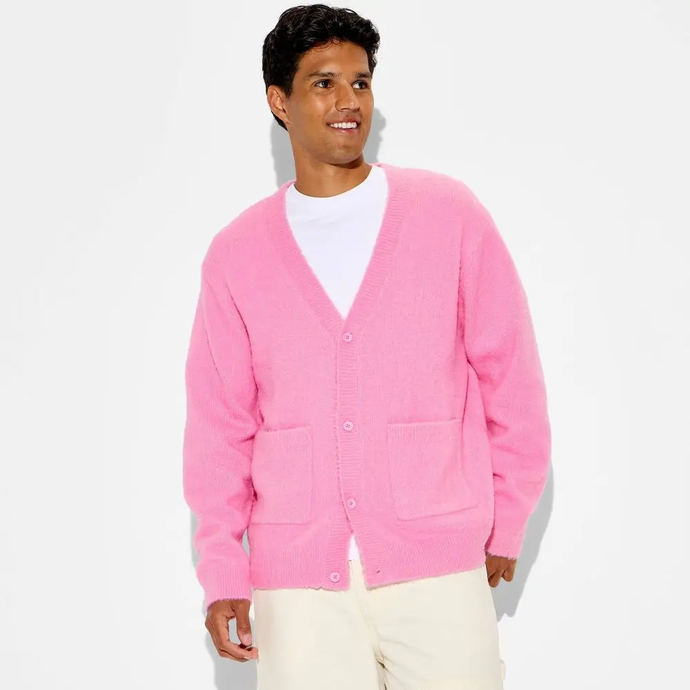 Men's Long Sleeve Cardigan Sweater - Original Use