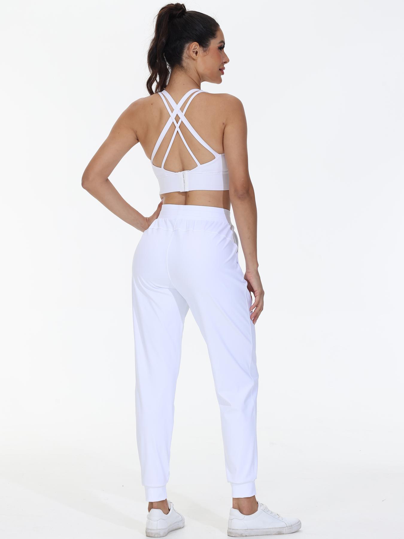 Women's High Waisted Athletic Joggers with Drawstring & Side Pockets ,Workout Yoga Gym Sweatpants , Lounge Pants for Running, Fitness, Casual Everyday Active Wear Women's High Waisted Athletic Joggers with Drawstring & Side Pockets ,Workout Yoga Gym Sweatpants , Lounge Pants for Running, Fitness, Casual Everyday Active Wear