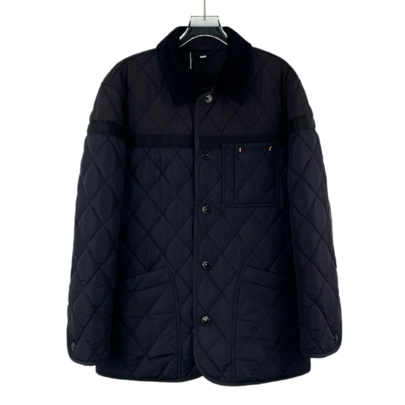 RDLT— Burberry Black Multi-Pocket Cotton Jacket Size M