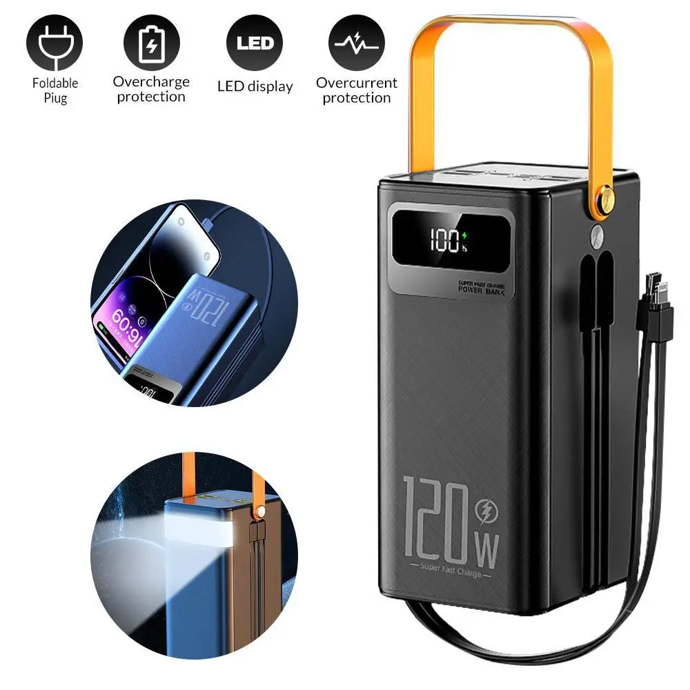 【BackToSchool】KEPEAK 40000mAh Portable Power Station 22.5W Fast Charging with LED Display