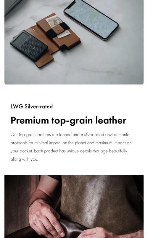 Ekster Wallet - Plain Design with RFID Protection & Quick Access - Holds 1-12 Cards & Bills - Environmentally Certified Leather