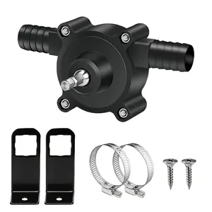 Turn Your Drill into a Lifesaver: High-Flow Self-Priming Electric Drill Water Pump. Transfers Water, Oil, Diesel, and Gasoline 1.5X Faster. Perfect for Emergency Flood Pumping, Draining Water Heaters, and Fuel Transfer. Complete Kit with Hoses and Clamps.