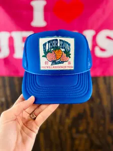 By Their Fruits Patch Foam Trucker Hat