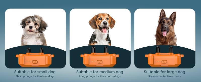 Jugbow Dog Collar - 4200FT Dog Collar with Remote, IPX8 Waterproof Electric Collar with 4 Training Modes, Outdoor Rechargeable e-Collar-DT68