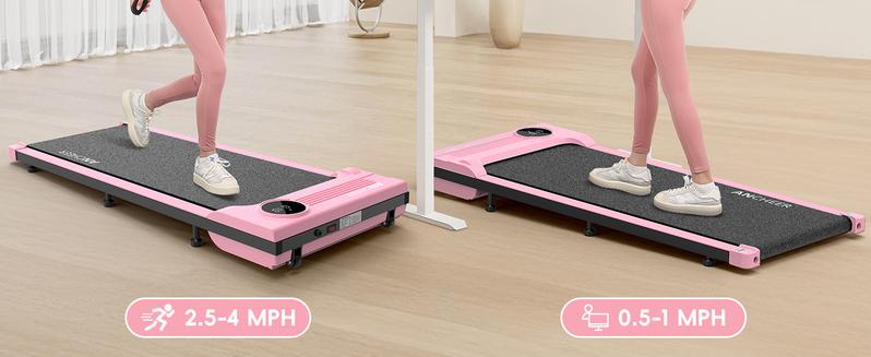 【ValentineTok Haul】ANCHEER Five-Color Young Fashion under the Table Walking Pad, Tablet Portable LED Display & Remote Control Vibration Plate Home Gym Equipment Outdoorfun