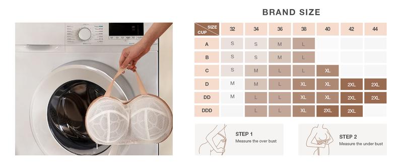 FeelinGirl Wireless Bras for Women Deep V Neck Sexy Bralettes Full Coverage Push Up Bra