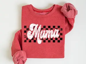 Retro Mama Sweatshirt, Mothers Day Gift For Mom, Cute Mama Shirt, Pregnancy Announcement, Mom Birthday Gift, New Mom Shirt, Mom To Be