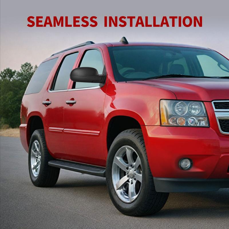 【Springtok】YITAMOTOR Right/Left Passenger Side Mirror Compatible with 2007-2013 Silverado Sierra 1500, 2500, 3500, Avalanche Suburban Tahoe Yukon Car Accessories Automotive Replacement Auto Parts Pet-Friendly