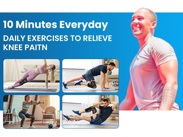 UGEM 2 Pack Knee Braces for Knee Pain, Compression Knee Sleeves with Patella Gel Pad & Side Stabilizers,Workout Sports Knee Braces for Women & Men, Pain Relief for Meniscus Tear, ACL & Arthritis Pain Relief