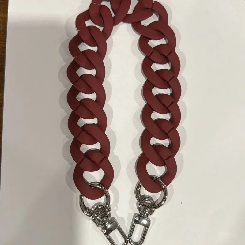 Burgundy w/Silver Hardware