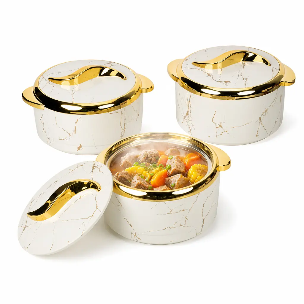3PCS Stainless Steel Thermal Meal Prep Bowls with Leakproof Lids - Large Capacity, Lightweight and Portable, Spill-Free Travel Storage Bowls for Office Lunch, Home Kitchen Essentials