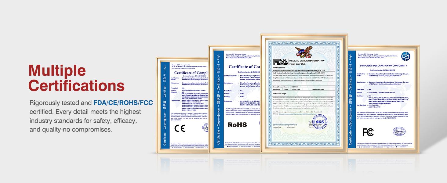 PEDETE Red Light Therapy Panel for Face & Body | Relieve Pain, Improve Skin & Sleep, High Power LED Light (630/660/810/850/940nm)