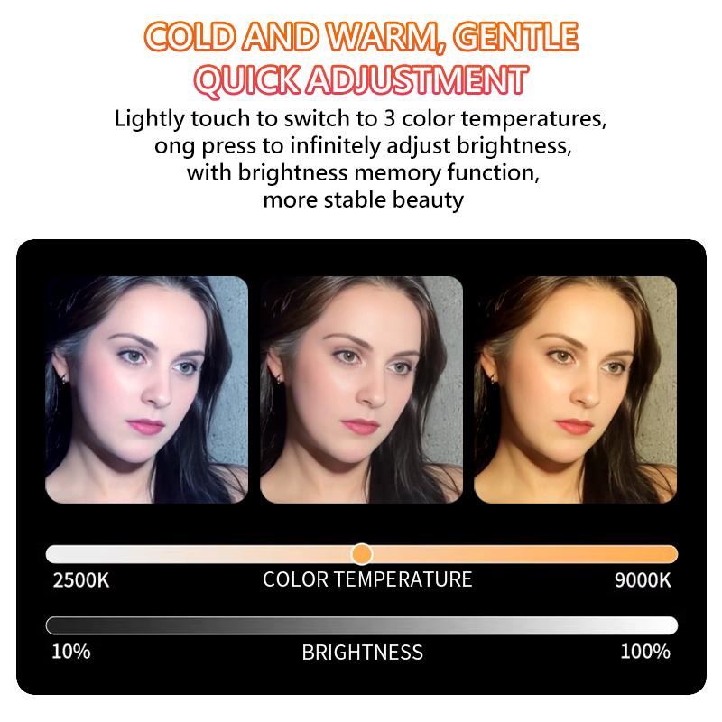 Magnetic Phone Selfie Light – Rechargeable LED Ring Light with 180° Flip, Portable Fill Light for Makeup, Live Streaming & Video Calls