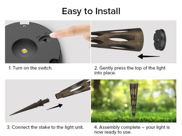 Solar Pathway Lights, 6 Pack Outdoor Walkway Solar Lights for Yard Outside, Warm Light LED Landscape Light Waterproof IP65 Auto On/Off for Lawn Sidewalk Solar Pathway Lights, 6 Pack Outdoor Walkway Solar Lights for Yard Outside, Warm Light LED Landscape Light Waterproof IP65 Auto On/Off for Lawn Sidewalk