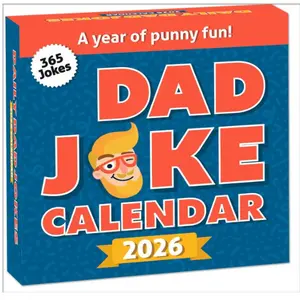 Dad Joke Calendar 2026 | Page A Day Tear Off Calendar Gift For The Dad Joke Lover, Great Christmas Gift, Funny Daily Dad Jokes Desk Calendar, Stocking Stuffer Gift For Men & Women, 365 New Jokes & Puns for The New Year