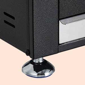 【GARVEE】Electric Pizza Oven, Countertop 12 Inch Pizza Maker with Timer and Adjustable Temperature, Stainless Steel Indoor Pizza Oven with Upper and Lower Uniform Heating Tubes