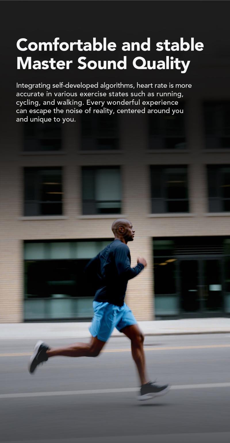 MINISO MS212 Clip-On Ear Headphones with Heart Rate Monitoring Wireless Audio Headphones for Music & Phone Calls, IPX5 Sport Waterproof & Sweatproof, with LCD Full Color Touch Screen, Bluetooth 6.0 Headsets, Heart Rate Health Management MINISO MS212 Clip-On Ear Headphones with Heart Rate Monitoring Wireless Audio Headphones for Music & Phone Calls, IPX5 Sport Waterproof & Sweatproof, with LCD Full Color Touch Screen, Bluetooth 6.0 Headsets, Heart Rate Health Management