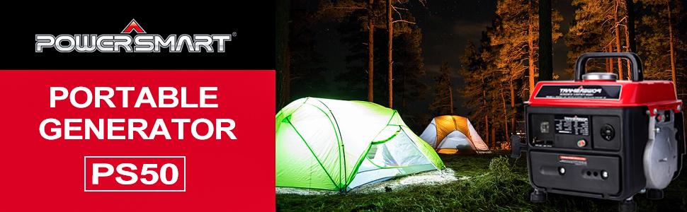 PowerSmart 1200-Watt Portable Generator with Super Quiet, Ultralight for Camping, Storm Weather, PS50, Hurricane season, generators for house power, fuse machine