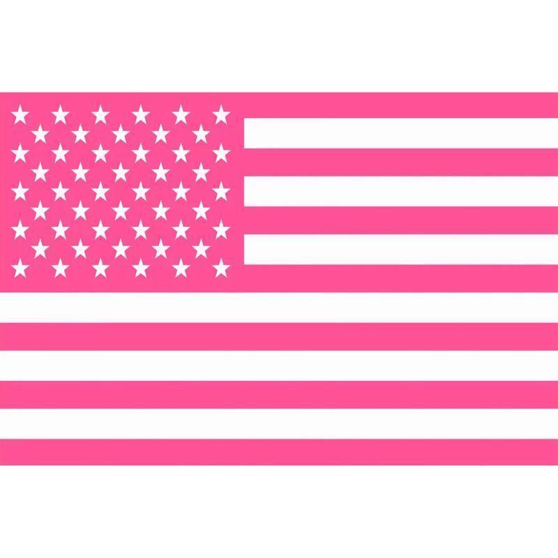 Custom Pink America Flag 30x40 40x60 50x60 60x80 60x90 inch Personalized Flags Design Your Image Funny Tapestry Poster For Decorate Clubs Concerts Bars University Dormitories Living Rooms Bedrooms Decoration Photo fathersdaygifts