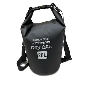 Savvycraft 20L Waterproof Dry Bag Backpack with Roll Top Closure & Certified Phone Case for Kayaking Rafting Boating Hiking
