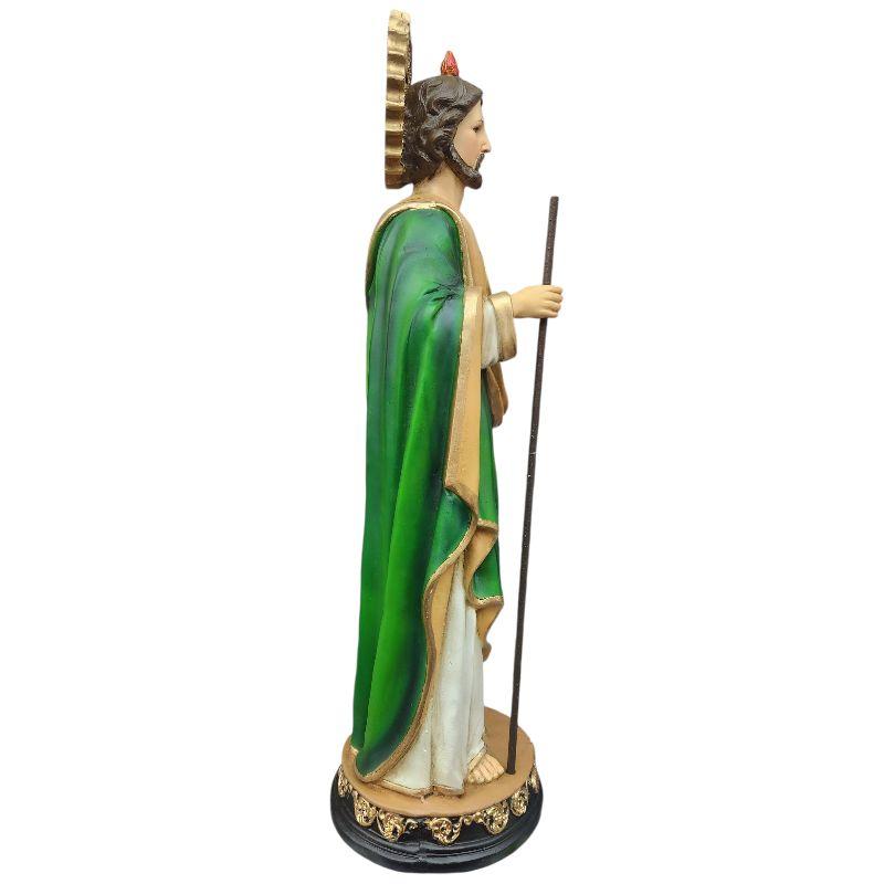 San Judas 24" Inches Tall Classic o Vestido Made In Mexico Statue Saint Jude Standing Figure in Box New and Unopened Religious decor  Patron Saint with Eyelashes Ornaments Tadeo