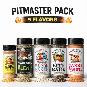 BuffalowBBQ Pitmaster Pack – 5 Bottle Variety Pack (All Core Flavors)