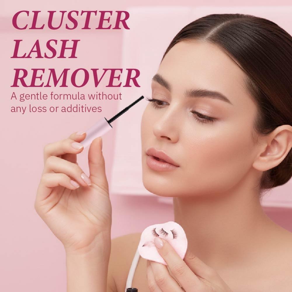 uCoolMe Lashes 2In1 Bond & Seal Waterproof Glue for Lashes Cluster Strong Hold for Beginner Friend 3in1 Makeup Glue & Remover