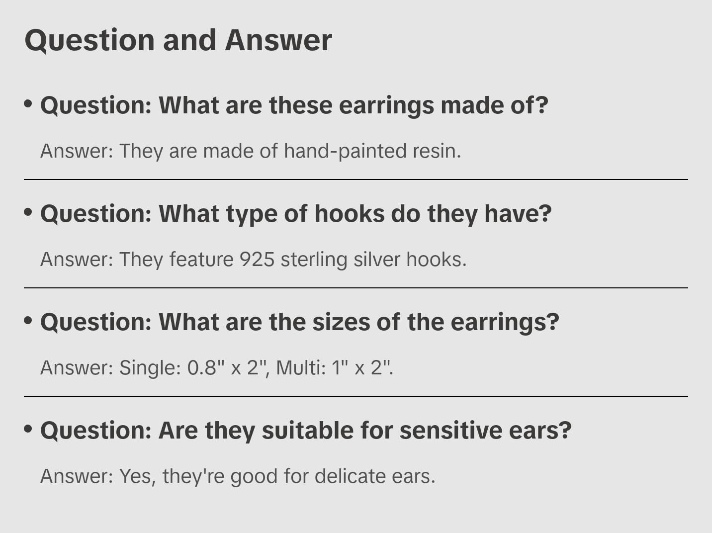 Strawberry Flower Resin Fruit Earrings