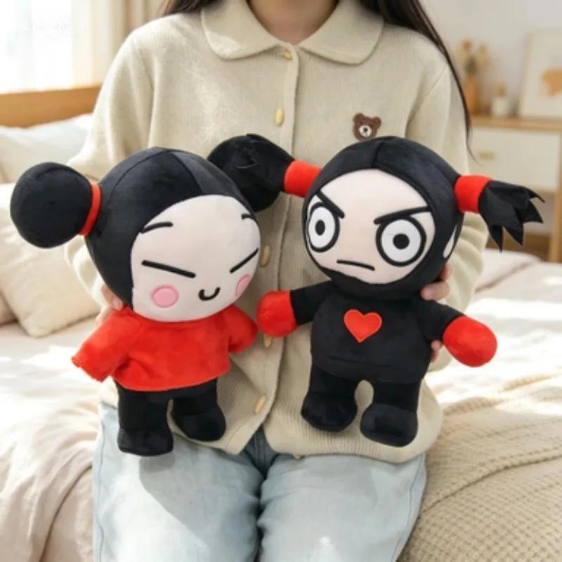 Hot 25cm Pucca Garu Couple Plush Doll Cute Korean Cartoon Stuffed Toy Soft Kawaii Doll Lovers Wedding Gift Home Sofa Decoration