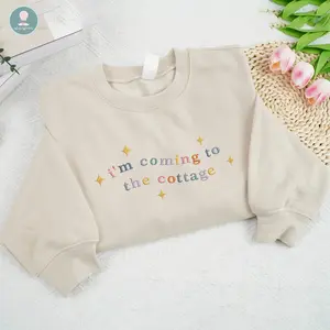 I’m Coming To The Cottage Embroidered Sweatshirt, Heated Rivalry Hockey Romance Crewneck, Connor Ilya Hollander Rozanov Fan Apparel, LGBT Hockey Love Story Gift, Booktok Viral Trendy Pullover, Cozy Unisex Embroidery Top