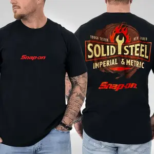 Snap-On Tools Solid Steel Imperial Metric Long Sleeve T-Shirt, Mechanic Tool Graphic Design, Gift for Mechanics