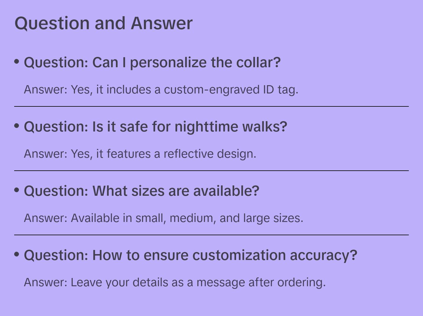 Personalized Dog Collar Leather Reflective Cat Collar Custom Engraved ID Tag Engraved For Puppy Large Dogs  Pet accessories