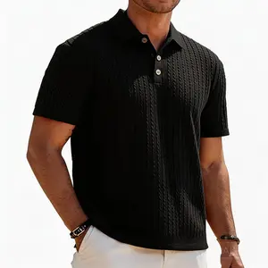 #SummerVibes 2026 Summer Simple Casual Crewneck Polo Shirt - Men's and Women's Version with Stripes and Elegant Sports Collar Knitted Short-Sleeved Top
