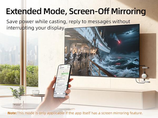 llano T1 Wireless HDMI Transmitter Adapter, Wireless Transmitter, Streaming Media Video/Audio/File HDMI Wireless Extender from Laptop, PC, Smartphone to HDTV Projector Monitor