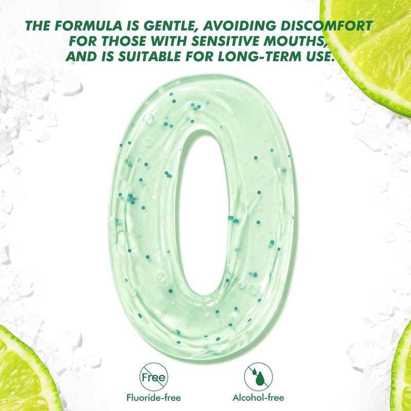 CEELIKE SEA SALT & LIME Fresh Breath Toothpaste | Deeply Cleans Teeth, Provides Long-Lasting Freshness, Gently Cares for Oral Health