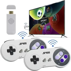SF900 Gaming Console Wireless Retro Gaming System for HD TVs Plug-and-play HD controller with TV built-in library of 4900+ classic games Dual 2.4G wireless controller dock Valentine's Day gift The perfect present